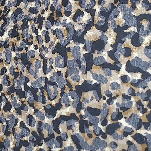 BKE RAGLAN SLEEVE LEOPARD PRINT FRONT TIE SHIRT - Picture 3 of 11